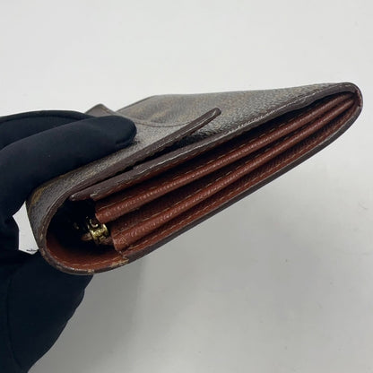 Louis Vuitton Porto International Monogram Leather Brown Tri Foldlong Wallet — view 7