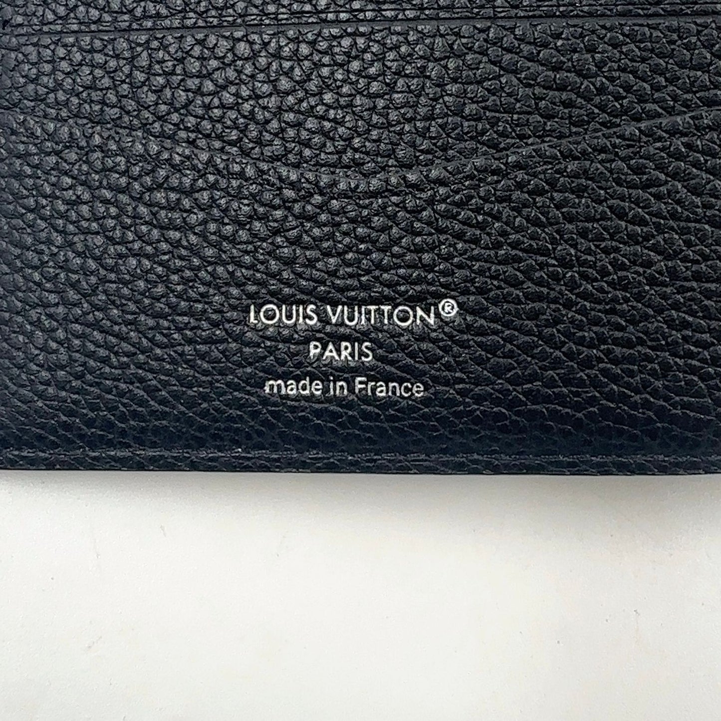 Louis Vuitton Portefeuille Calf Correspondence Leather Black Bi Foldwallet — view 4