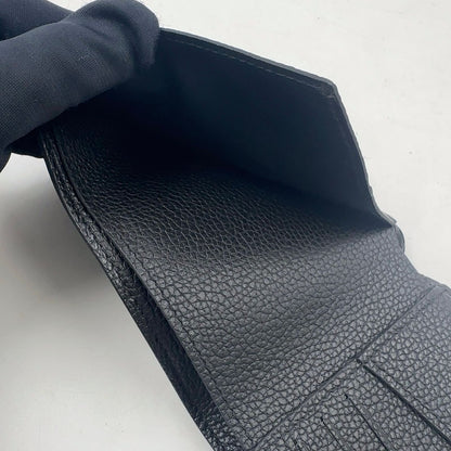 Louis Vuitton Portefeuille Calf Correspondence Leather Black Bi Foldwallet — view 7