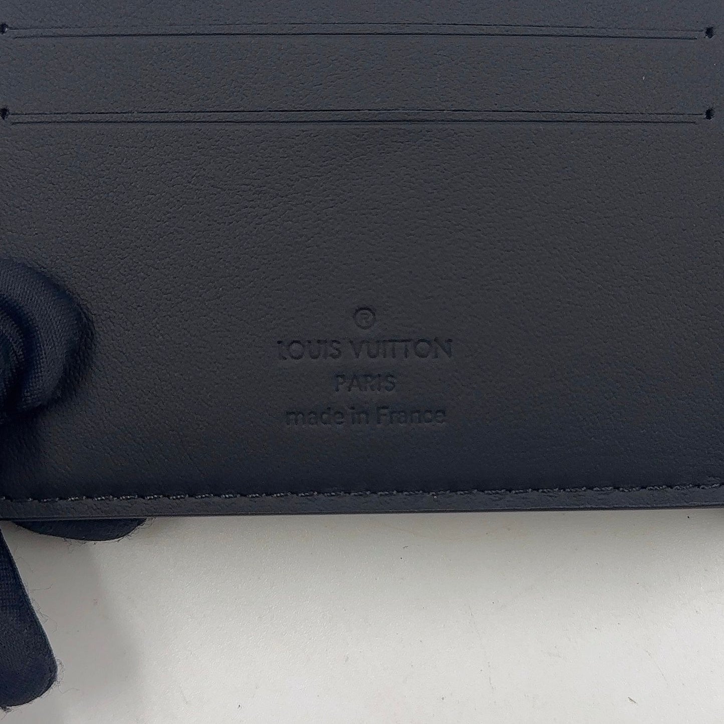 Louis Vuitton Portefeuille NM Damier Infini Correspondence Leather Black — view 4