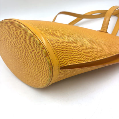 Louis Vuitton Saint Jacques Shopping Epi Tassili Yellow Leather Shoulder — view 6