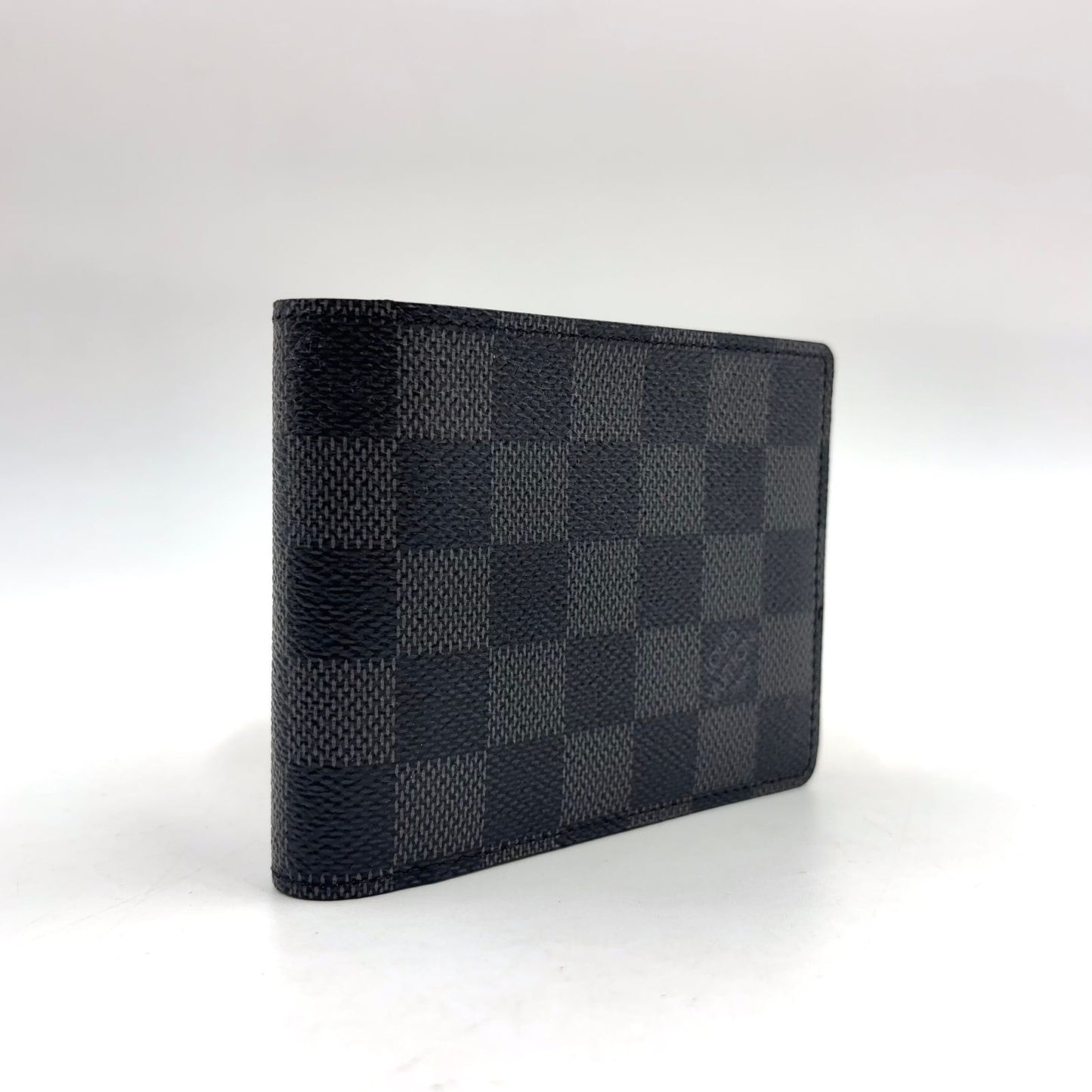 Louis Vuitton Portefeuille Multiple Damier Graphite Initialstamp Can Be Leather — view 2