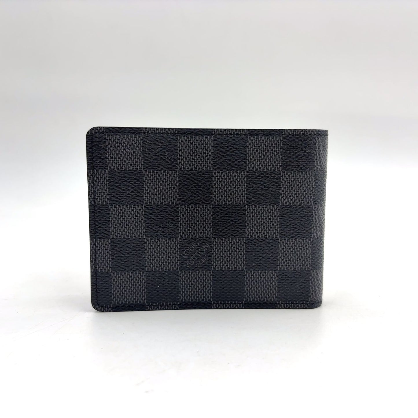 Louis Vuitton Portefeuille Multiple Damier Graphite Initialstamp Can Be Leather