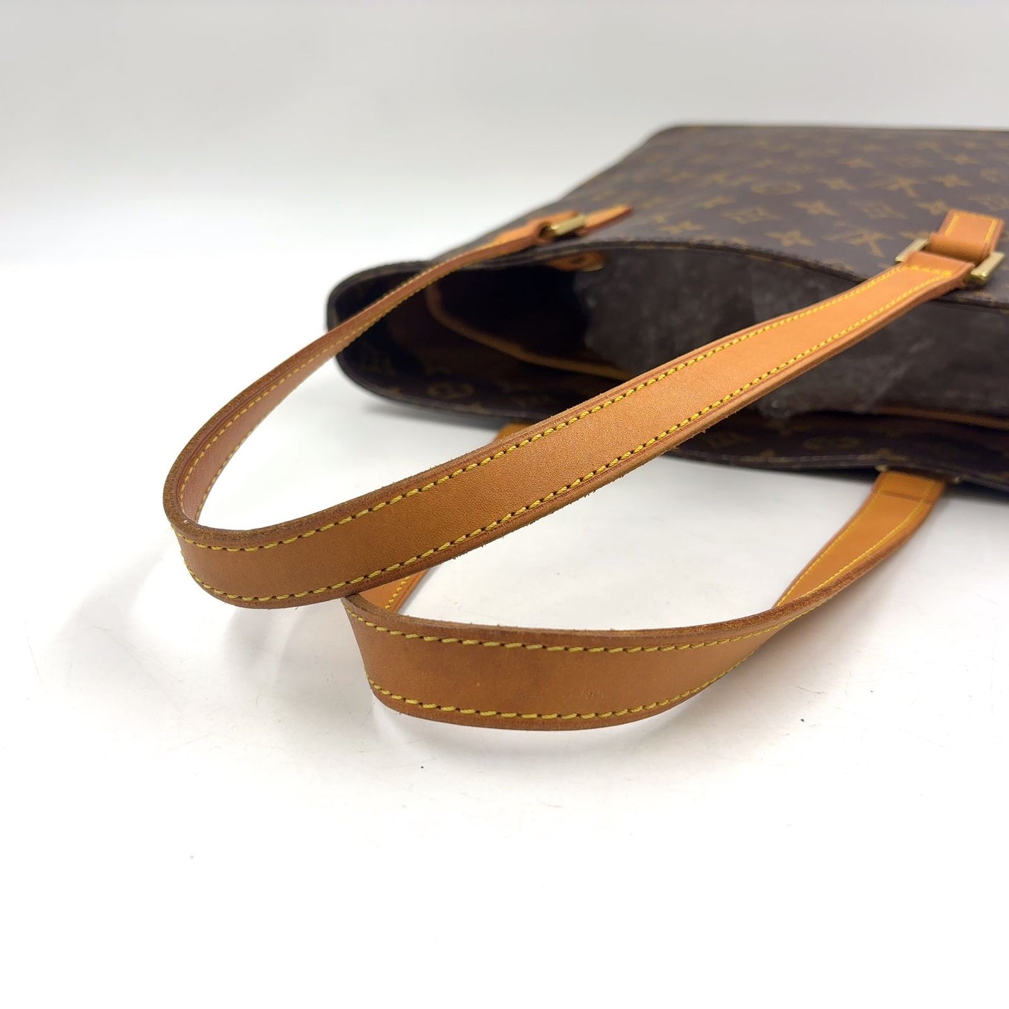 Louis Vuitton Vavin GM Monogram Leather Brown Tote Gold — view 5