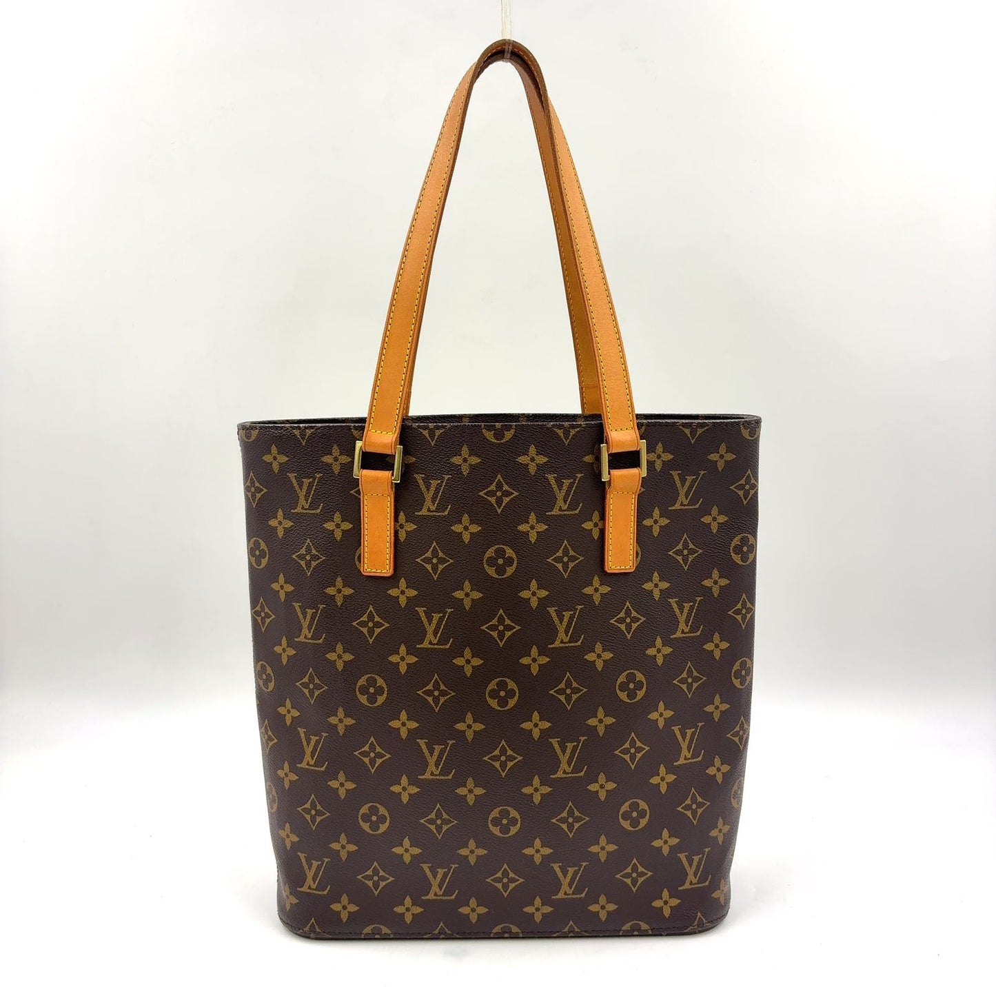 Louis Vuitton Vavin GM Monogram Leather Brown Tote Gold