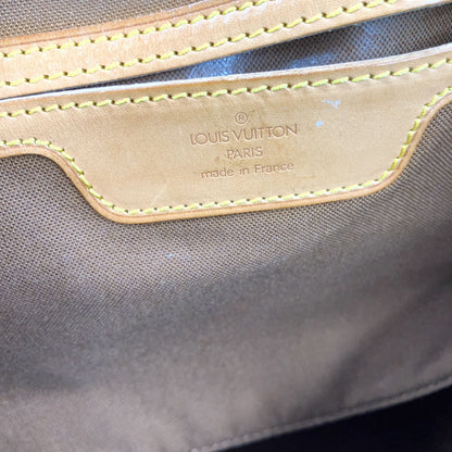 Louis Vuitton 50 Monogram Leather Brown Lightbrown Shoulder Bag Gold — view 4