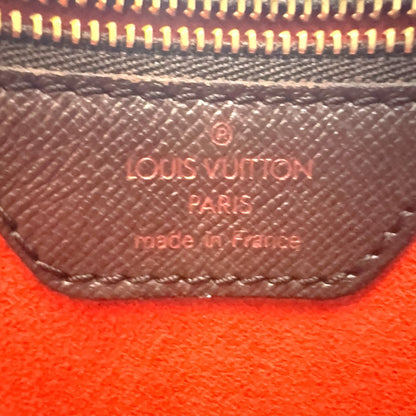Louis Vuitton Marais Damier Ebene Leather Brown Tote Gold — view 4
