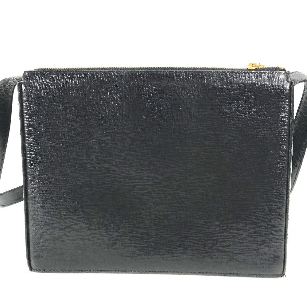 Dior Shoulder Bag CD Logo Leather Black — view 6