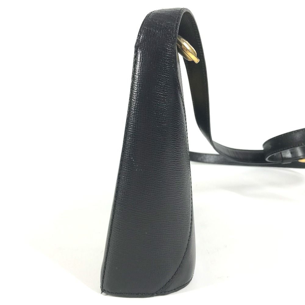 Dior Shoulder Bag CD Logo Leather Black — view 4