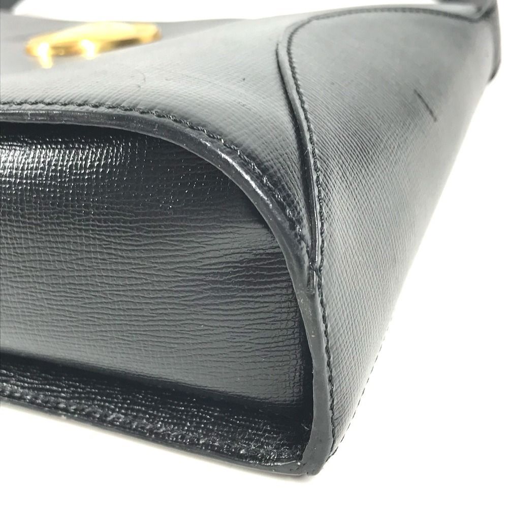 Dior Shoulder Bag CD Logo Leather Black — view 2