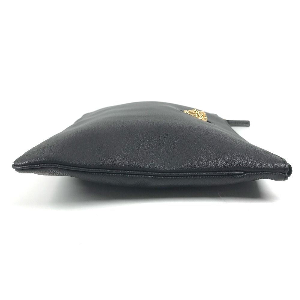 Versace Clutch Medusa Logo Leather Black — view 4