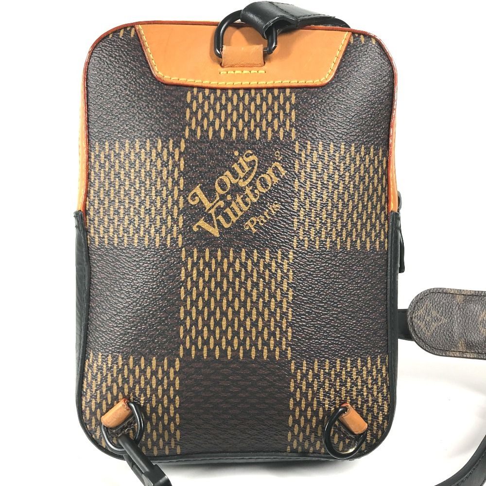 Louis Vuitton Shoulder Bag Amazon Damier Giant Canvas Brown — view 2
