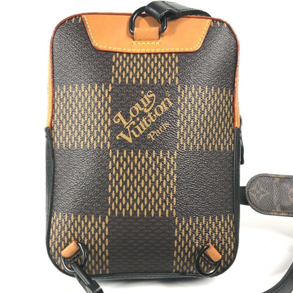 Louis Vuitton Shoulder Bag Amazon Damier Giant Canvas Brown — view 2