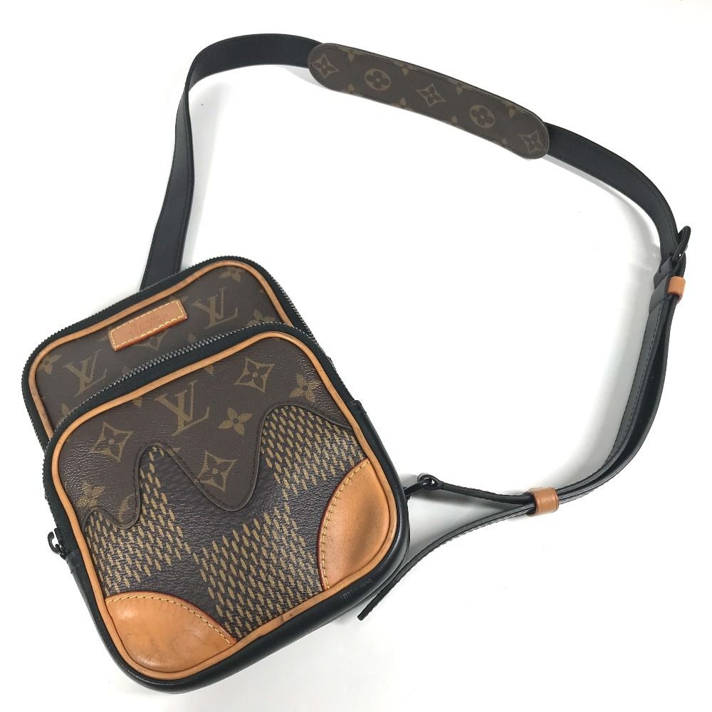Louis Vuitton Shoulder Bag Amazon Damier Giant Canvas Brown — view 6