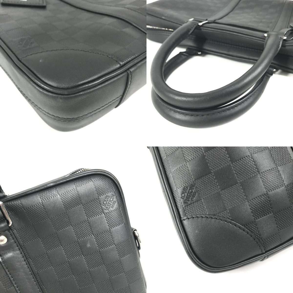 Louis Vuitton Business Bag Porto Documan Voyage Pdv Damier Infini Leather Black — view 7