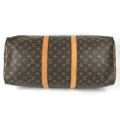 Louis Vuitton Boston Bag Keepall 50 Monogram Canvas Brown — view 5