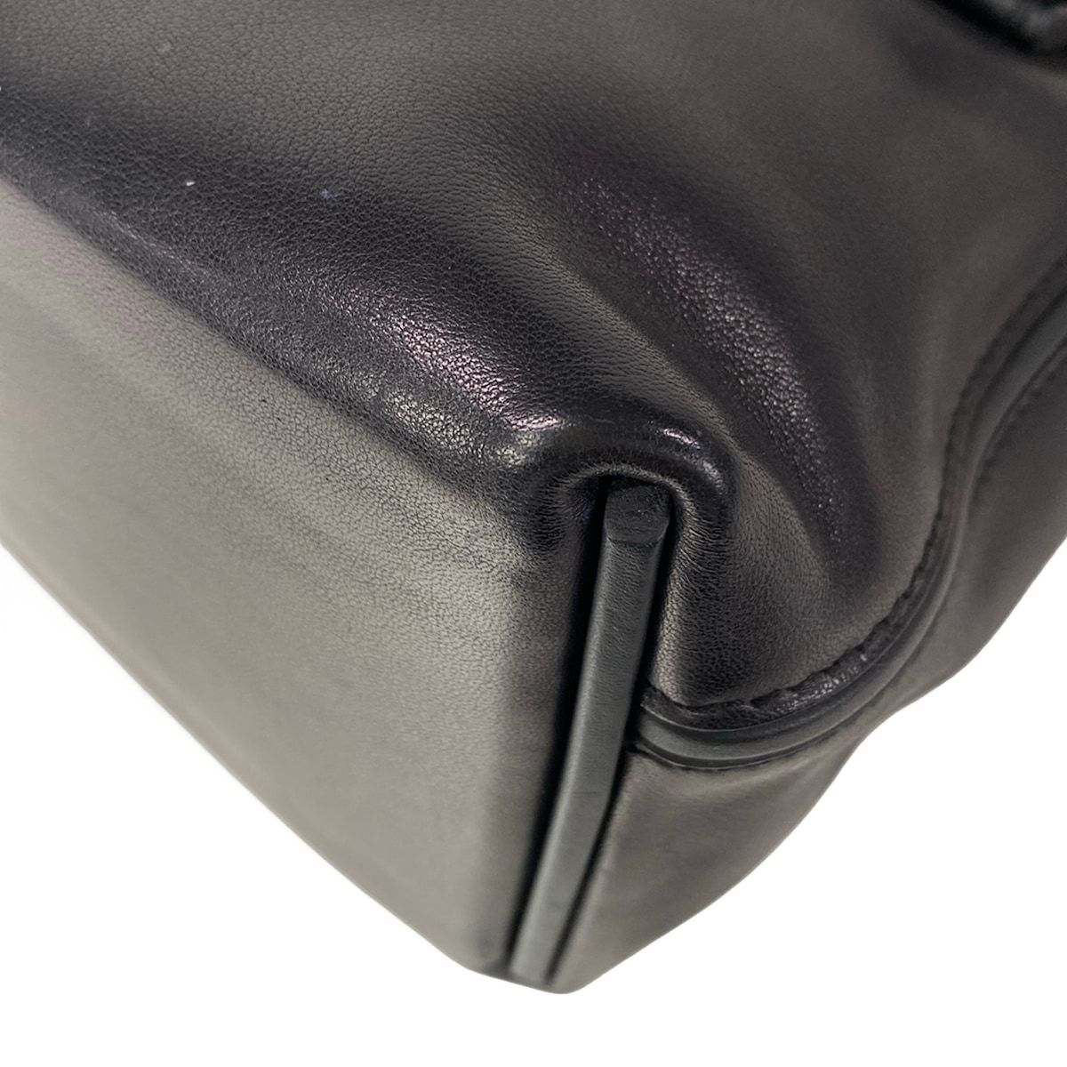 Hermes Handbag Sac 24 Van Cattle Mini 21 Black Silver — view 7