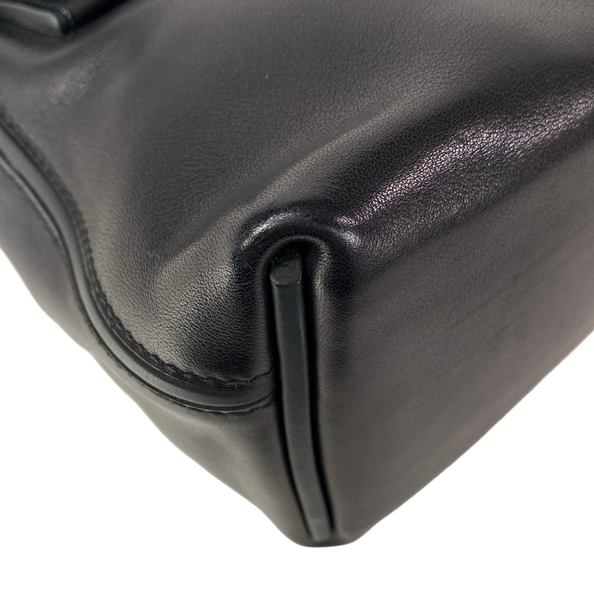 Hermes Handbag Sac 24 Van Cattle Mini 21 Black Silver — view 6