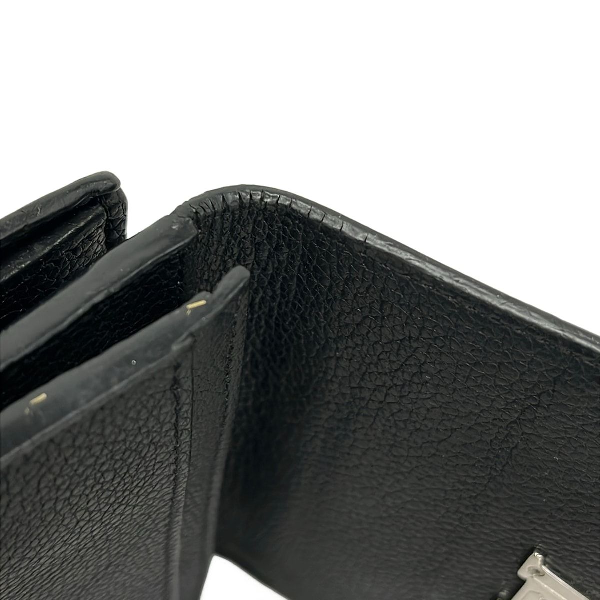Louis Vuitton Hook Wallet Lockme Portefeuille II Compact Noir Leather Cowhide — view 7