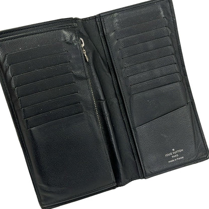 Louis Vuitton Wallet Taiga Portefeuille Brazza Ardoise Leather — view 3