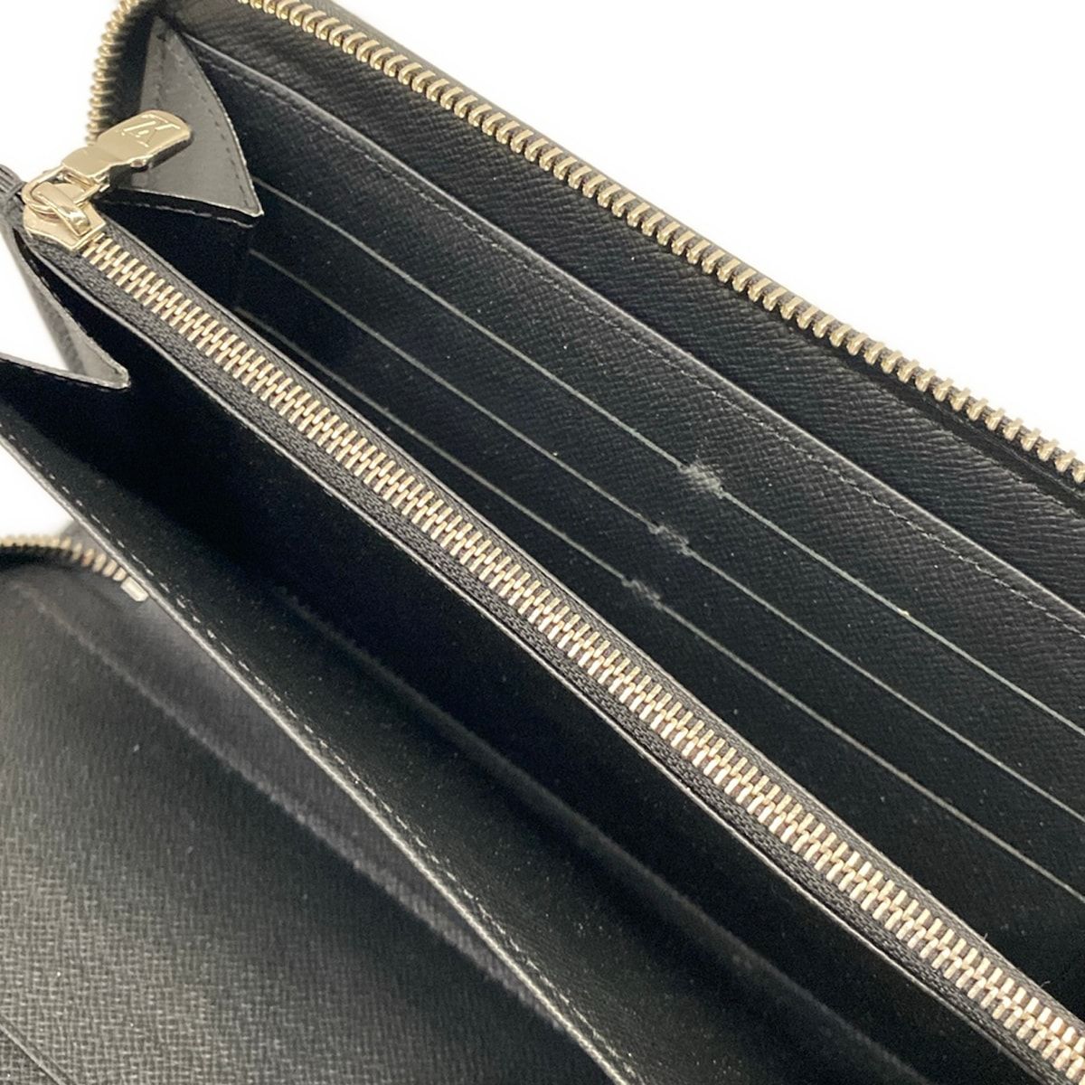 Louis Vuitton Wallet Taiga Zippy Organizer NM Ardoise Leather — view 4