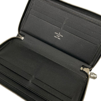 Louis Vuitton Wallet Taiga Zippy Organizer NM Ardoise Leather — view 3