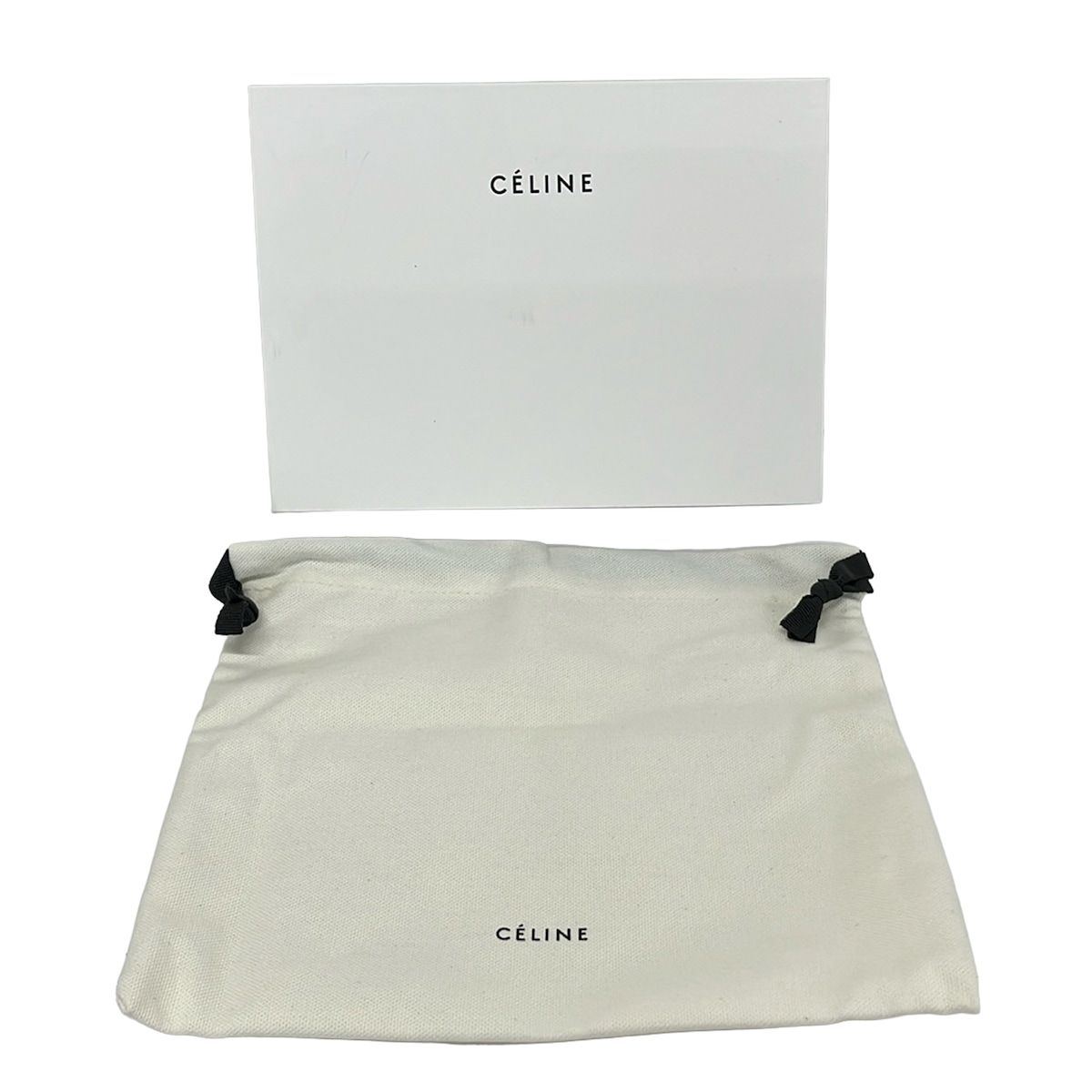 Celine Wallet Pocket Trifold Dead Multi Function Yellow White Brown Leather — view 7