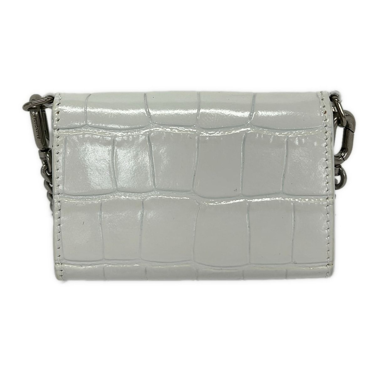 Balenciaga Wallet White Chain Shoulder — view 2