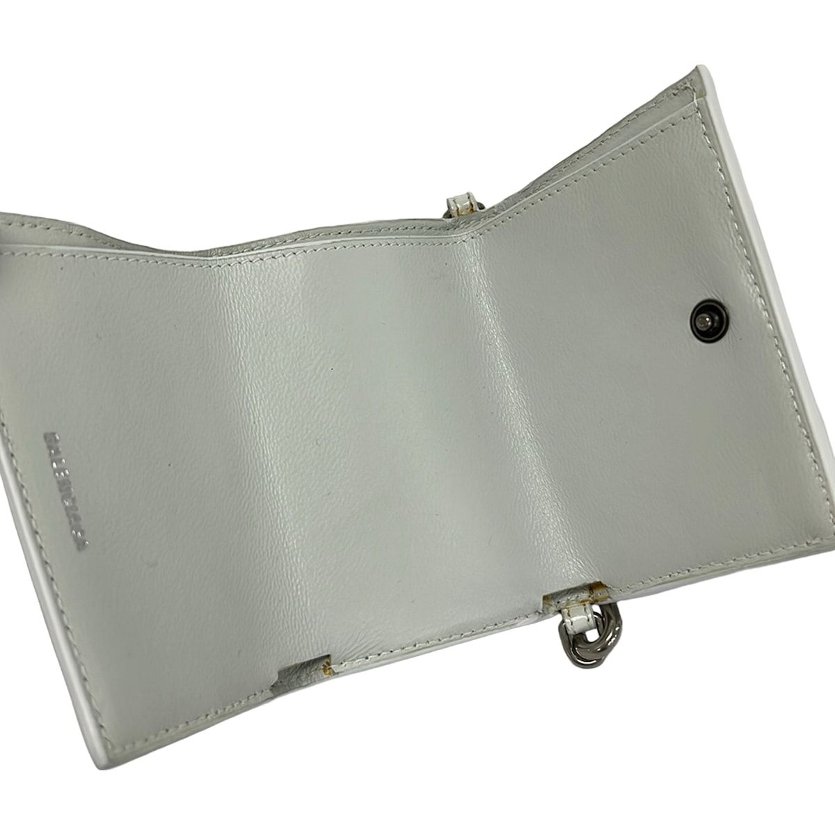 Balenciaga Wallet White Chain Shoulder — view 3