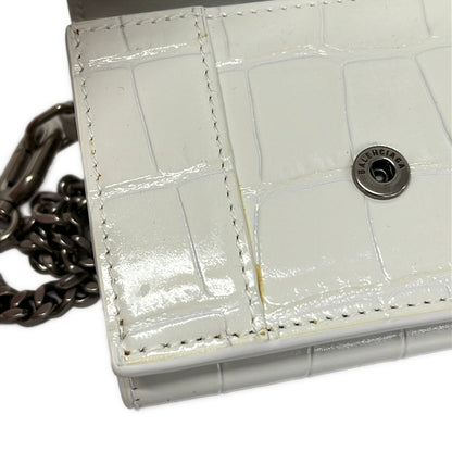Balenciaga Wallet White Chain Shoulder — view 6