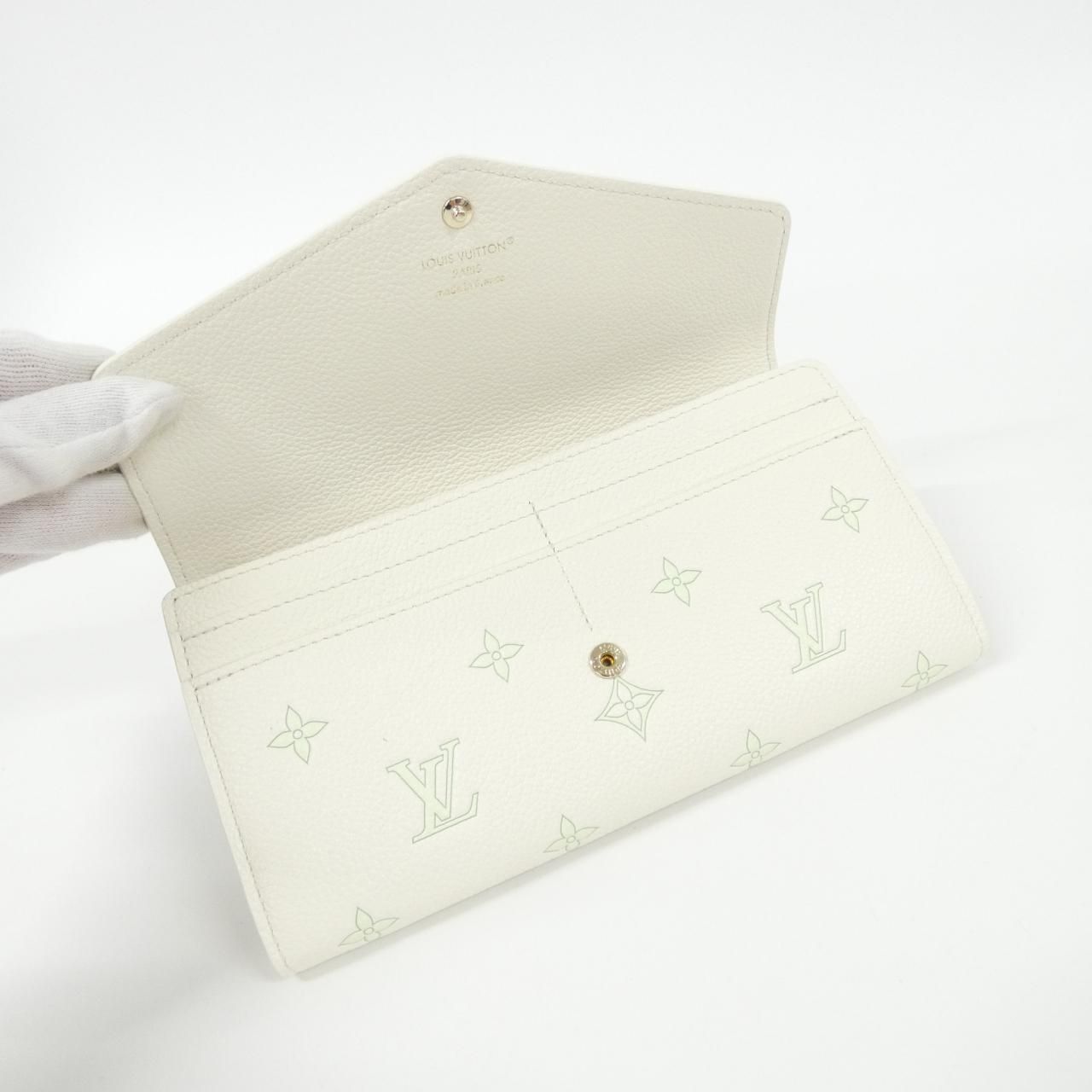Louis Vuitton Bicolor Monogram Empreinte Portefeuille Sarah Wallet — view 3