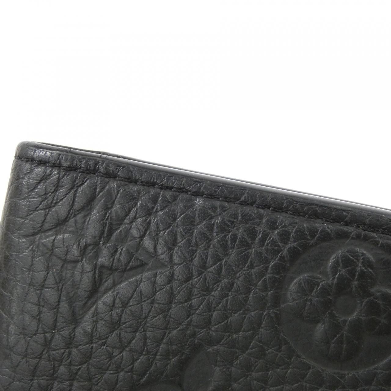 Louis Vuitton Taurillon Monogram Portefeuille Brazza Wallet — view 3