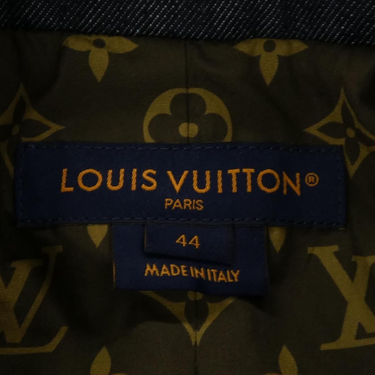 Louis Vuitton Denim Flounce Biker Jacket — view 4