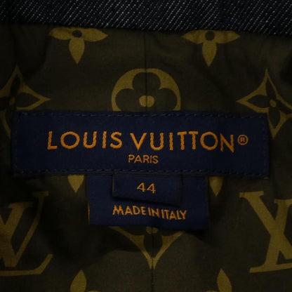 Louis Vuitton Denim Flounce Biker Jacket — view 4