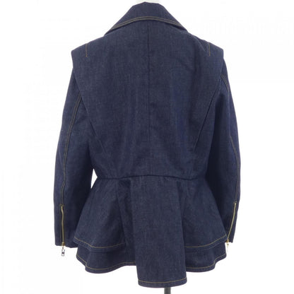 Louis Vuitton Denim Flounce Biker Jacket — view 2