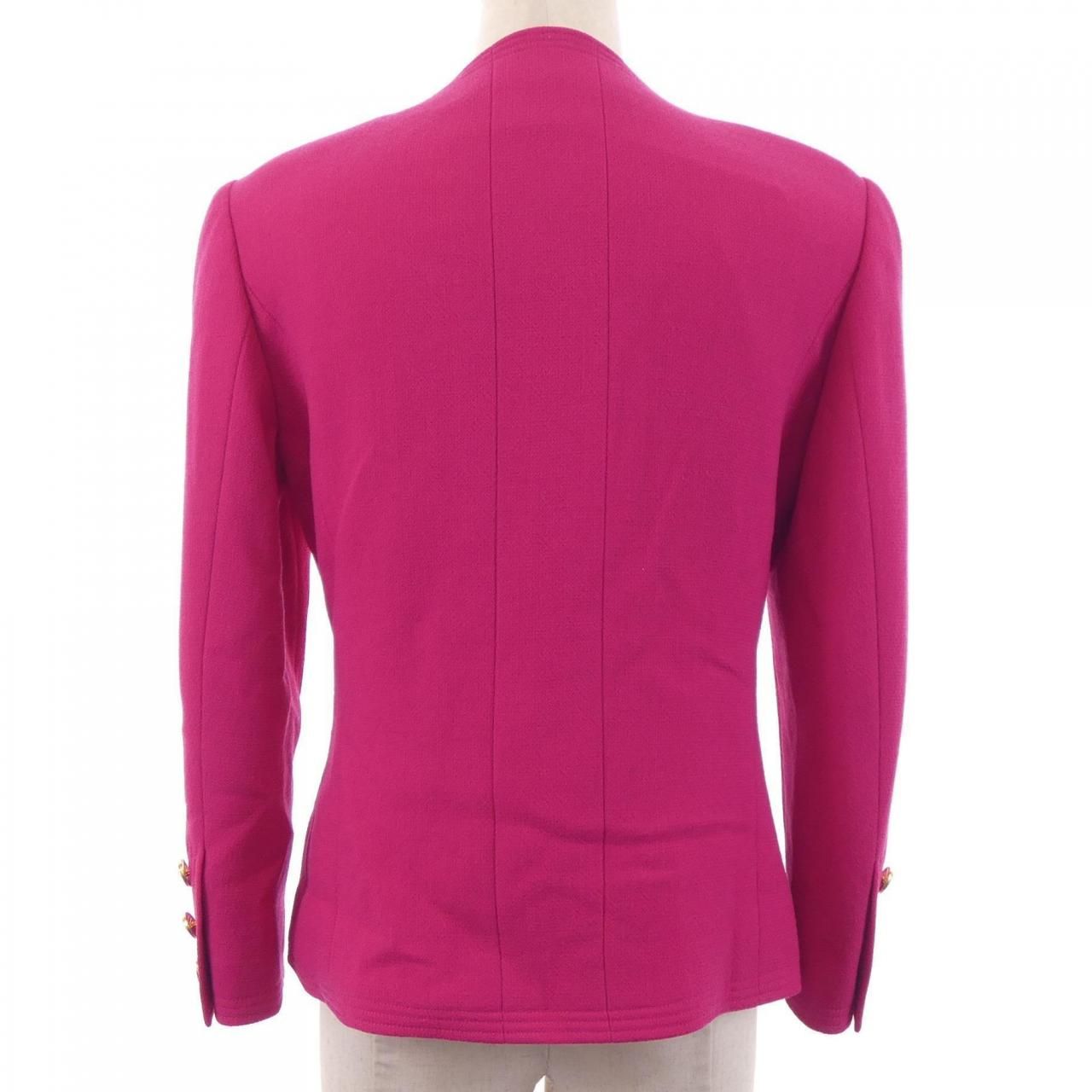 Chanel Collarless Jacket Pink — view 2