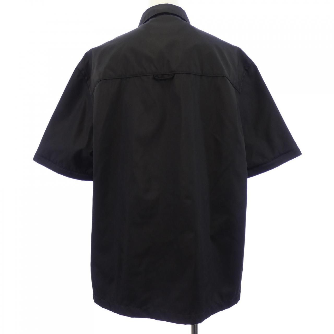 Prada 2-Way Triangle Logo Shirt — view 8