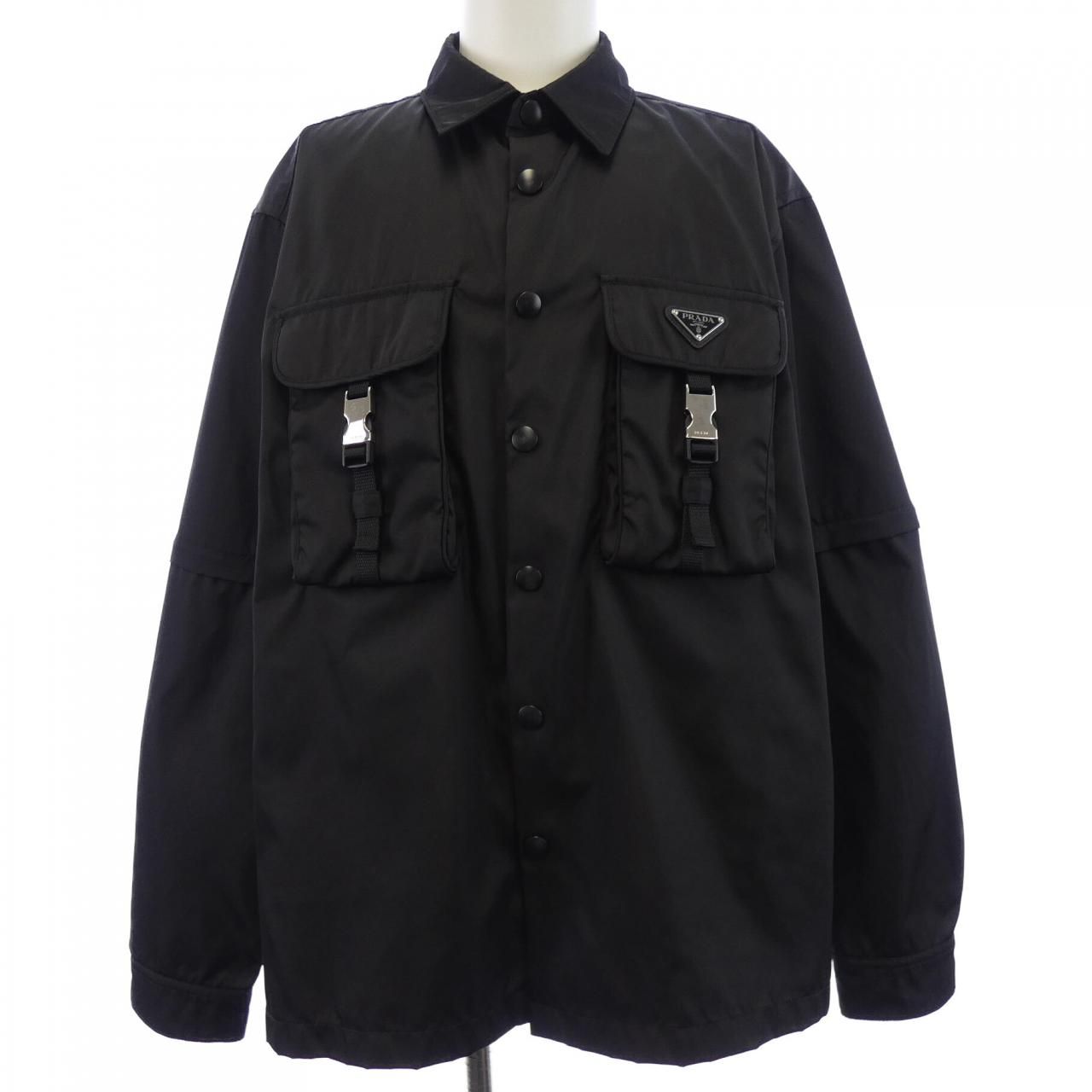 Prada 2-Way Triangle Logo Shirt