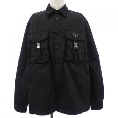 Prada 2-Way Triangle Logo Shirt