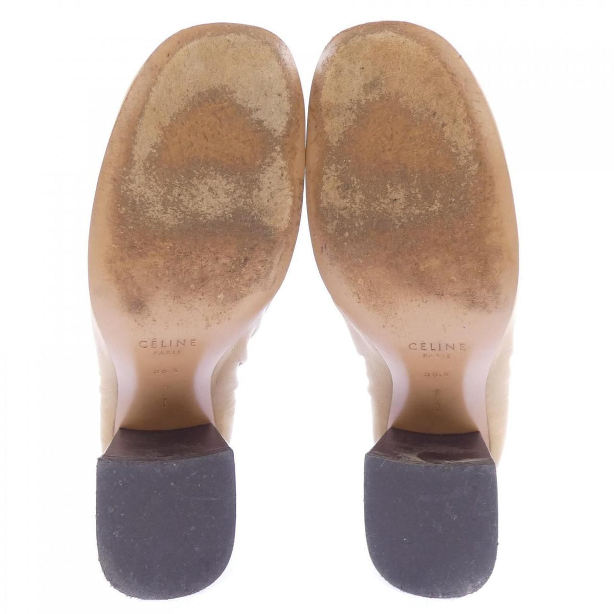 Celine Pumps Heel Beige — view 4
