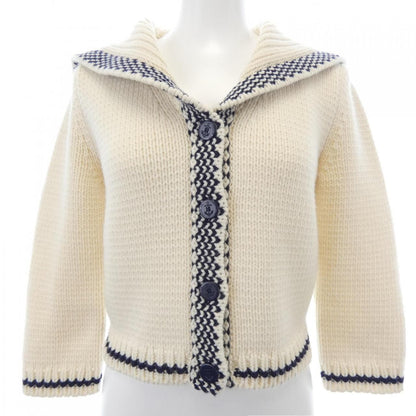 Dior Mariniere Cardigan White