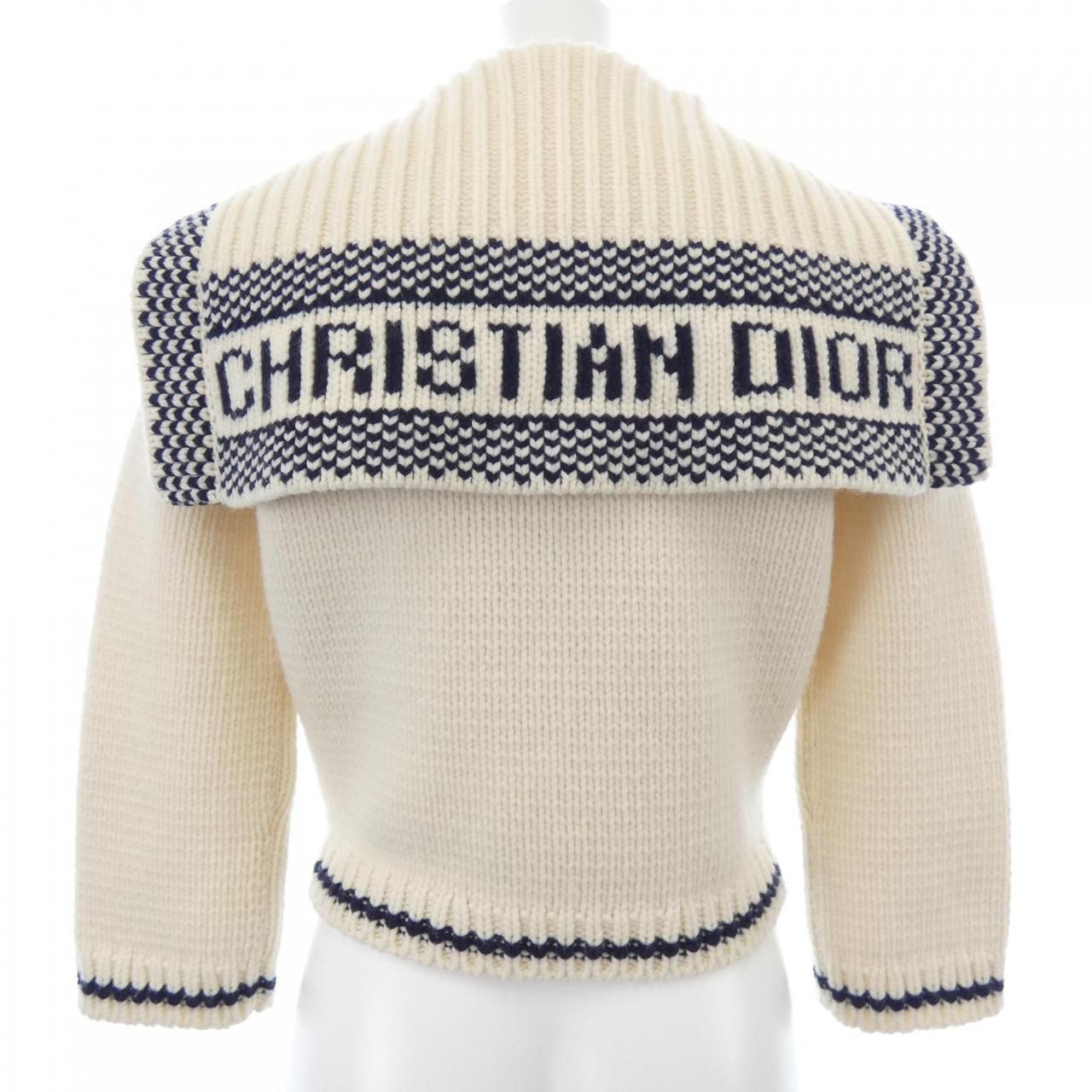 Dior Mariniere Cardigan White — view 2
