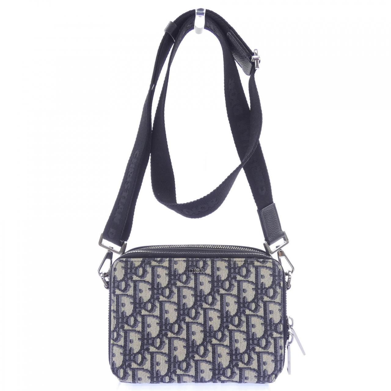 Dior Zip with Strap Pouch Oblique Jacquard