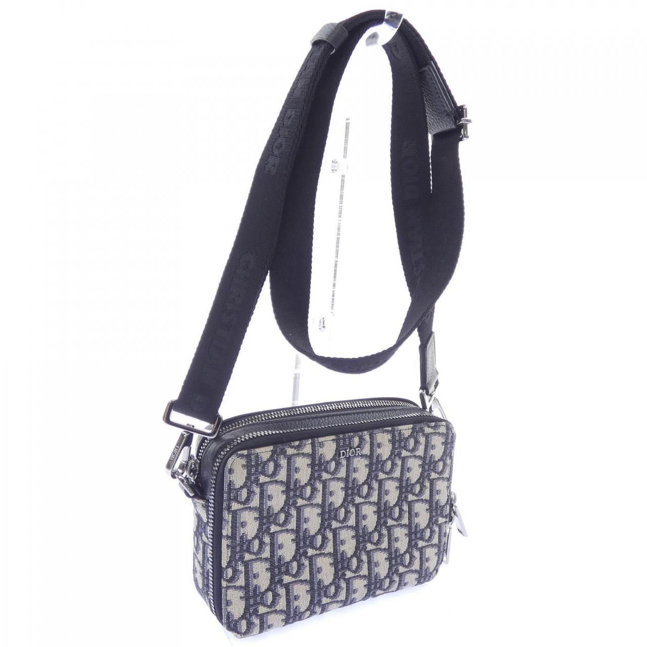 Dior Zip with Strap Pouch Oblique Jacquard — view 2