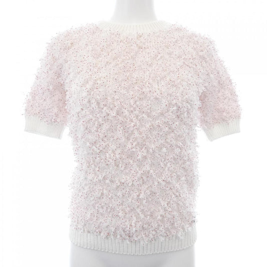 Chanel Knit Sweater White