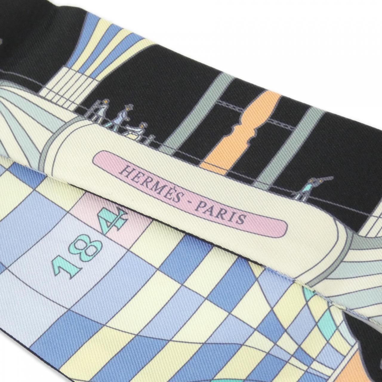 Hermes les Folies du Ciel Twilly S Scarf — view 3