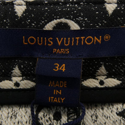 Louis Vuitton Monogram Denim Button Tab Skirt — view 5