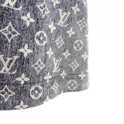 Louis Vuitton Monogram Denim Button Tab Skirt — view 7