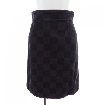 Louis Vuitton Damier Graphite Denim Skirt