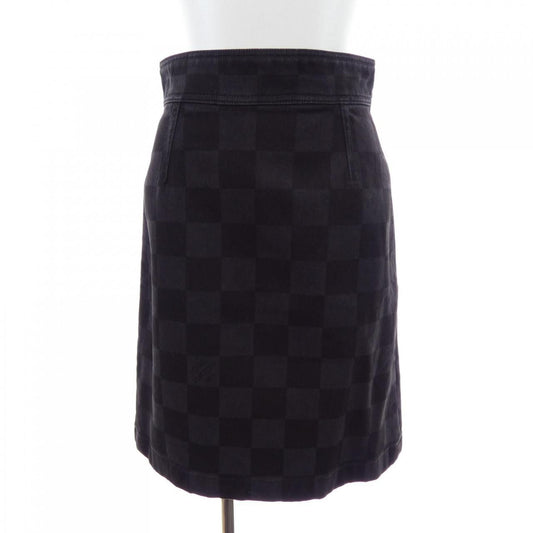 Louis Vuitton Damier Graphite Denim Skirt
